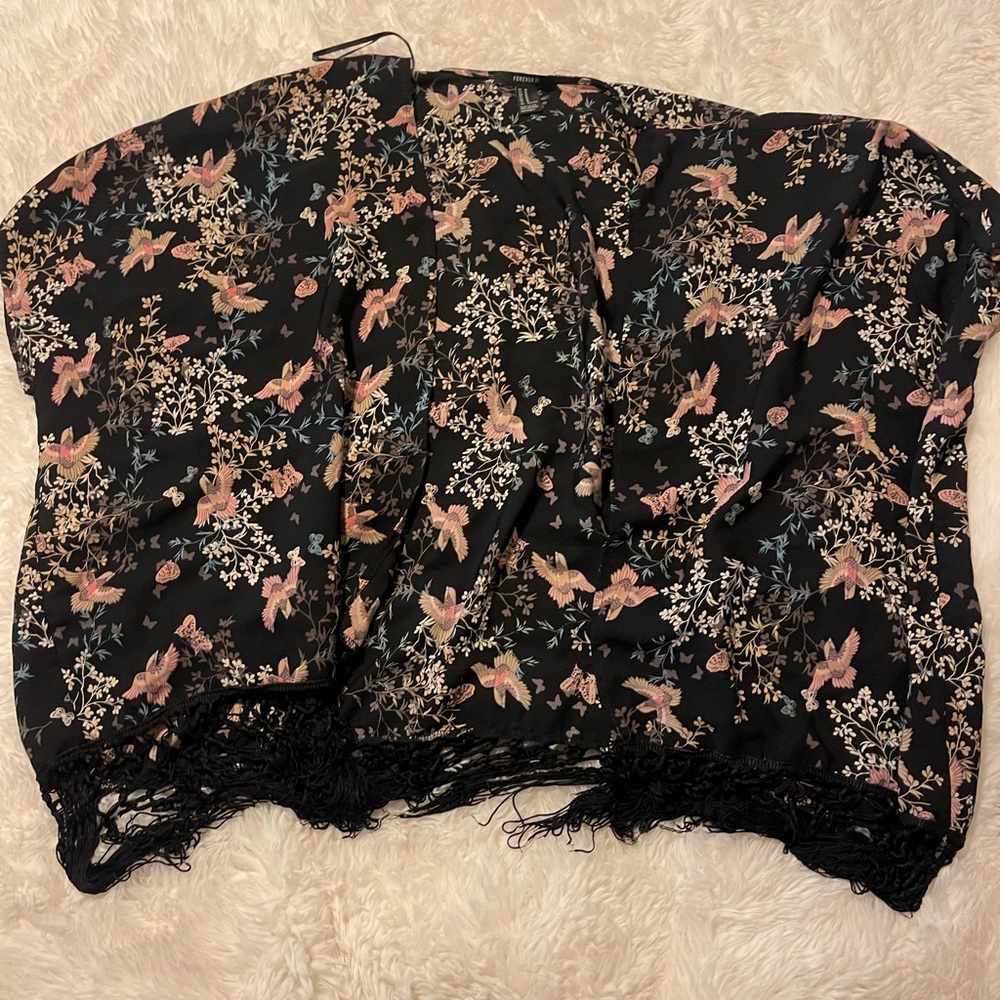 Bird/Floral Shaw